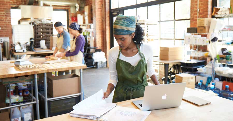 Woman On Laptop